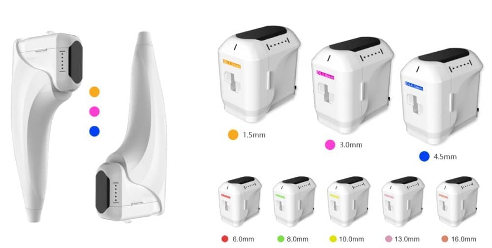 a group of white objects