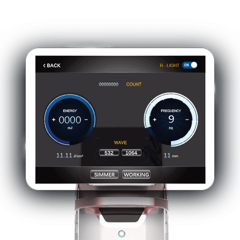 Pico Laser Front display